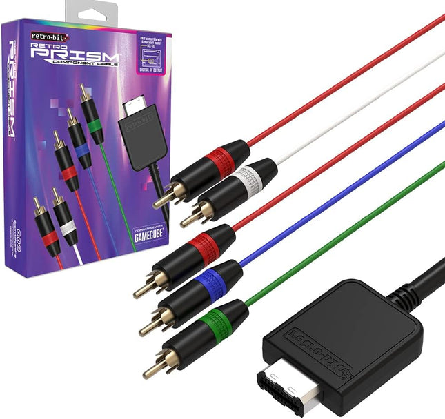 Cable de vídeo por componentes Retro-Bit Retro Prism para Nintendo GameCube